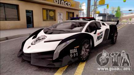 Lamborghini Veneno Police Los Santos para GTA San Andreas