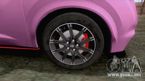 Nissan Juke Nismo RS 2014 para GTA San Andreas