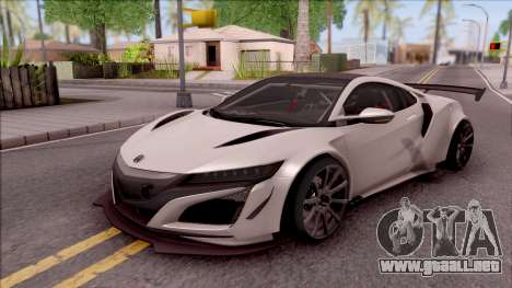 Acura NSX Forza Ediiton para GTA San Andreas