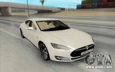 Tesla Model S para GTA San Andreas