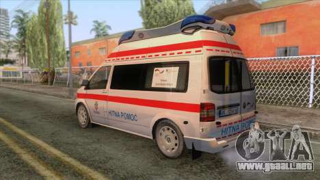 Volkswagen T5 Serbian Ambulance para GTA San Andreas