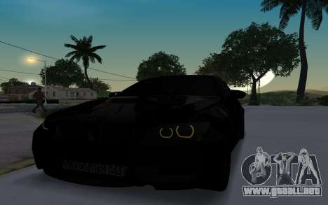 BMW M3 E92 GTR Black Camo para GTA San Andreas