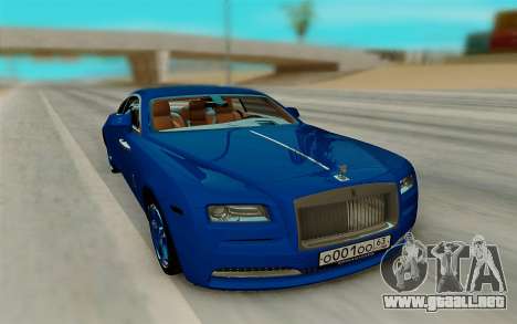 Rolls Royce Wraith para GTA San Andreas