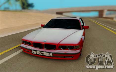 BMW 7 series E38 para GTA San Andreas