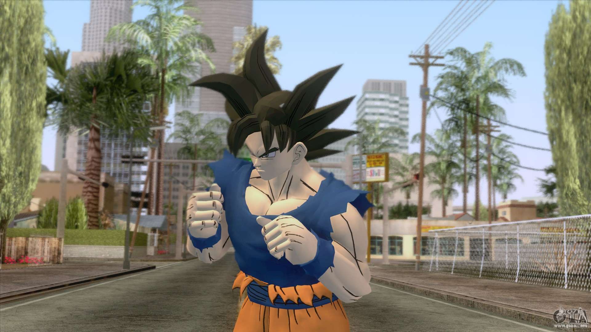 Goku Ultra Instinct Skin para GTA San Andreas