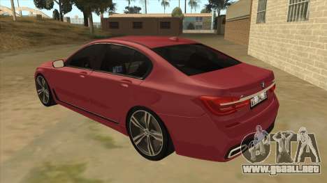 BMW 7-Series M Sport para GTA San Andreas