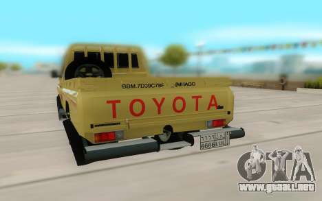 Toyota Land Cruiser Pickup para GTA San Andreas