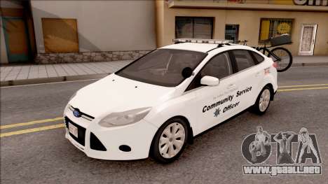 Ford Focus 2013 Community Service Officer para GTA San Andreas