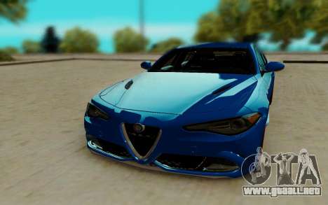 Alfa Romeo Giulia para GTA San Andreas