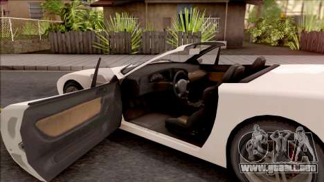 GTA IV Invetero Coquette Spyder IVF para GTA San Andreas