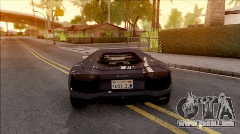 Lamborghini Aventador para GTA San Andreas