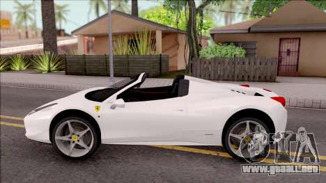 Ferrari 458 Italia Spider para GTA San Andreas