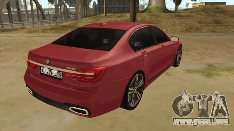 BMW 7-Series M Sport para GTA San Andreas