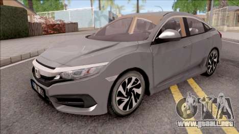 Honda Civic FC5 Low Poly with Xenon para GTA San Andreas