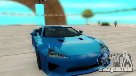 Lexus LFA blue para GTA San Andreas