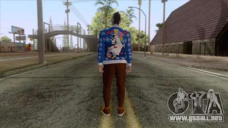 Christmas GTA Online Skin para GTA San Andreas