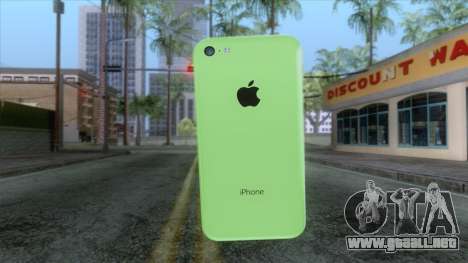 iPhone 5C Green para GTA San Andreas