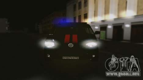 Volkswagen Transporter T5 Comité De Investigació para GTA San Andreas