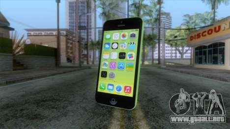 iPhone 5C Green para GTA San Andreas