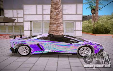 Lamborghini Aventador SV Roadster para GTA San Andreas