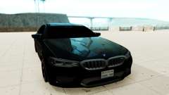 El BMW M5 F90 negro para GTA San Andreas