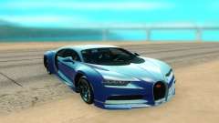 Bugatti Chiron turquesa para GTA San Andreas