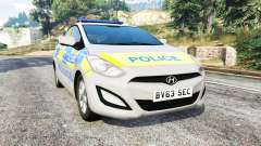Hyundai i30 (GD) metropolitan police [replace] para GTA 5