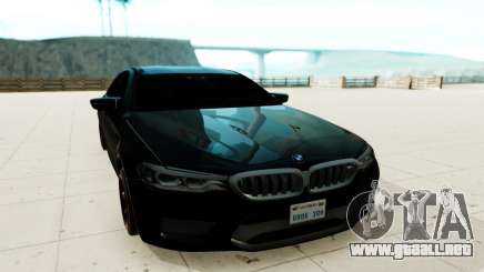 El BMW M5 F90 negro para GTA San Andreas