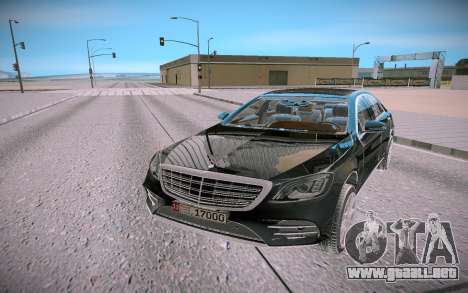 Mercedes Benz S560 W222 4matic para GTA San Andreas