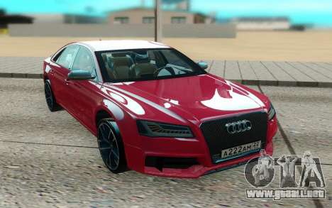 Audi S8 TMT para GTA San Andreas