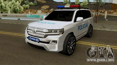 Toyota Land Cruiser 200 Interventna Jedinica 92 para GTA San Andreas