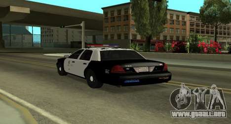 LAPD Ford Crown Victoria para GTA San Andreas