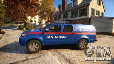 Toyota Hilux Jandarma Olay Yeri Inceleme para GTA 4