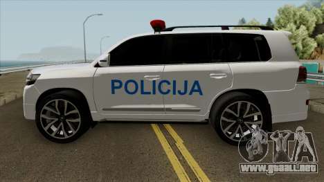 Toyota Land Cruiser 200 Interventna Jedinica 92 para GTA San Andreas