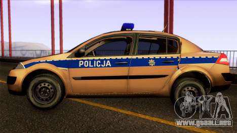 Renault Polskiej Policji para GTA San Andreas