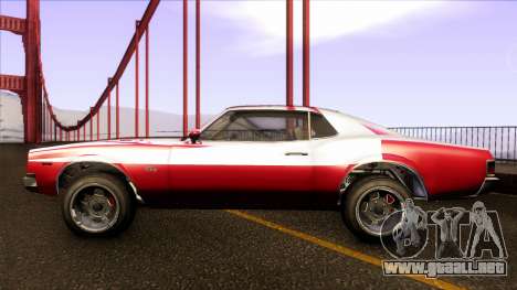 GTA V Declasse Sabre GT3 Starsky & Hutch para GTA San Andreas