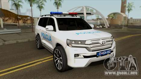 Toyota Land Cruiser 200 Interventna Jedinica 92 para GTA San Andreas