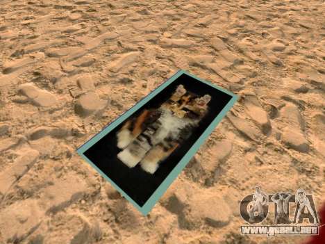 La playa de las esteras con los gatitos para GTA San Andreas