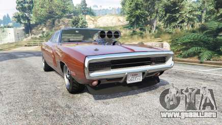 Dodge Charger RT (XS29) 1970 v4.0 [replace] para GTA 5