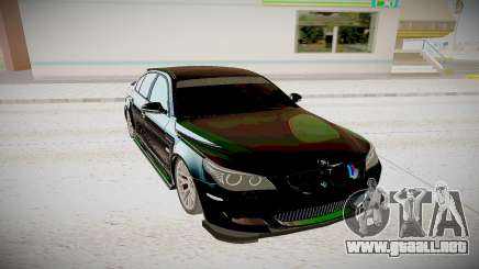 BMW M5 E60 black para GTA San Andreas