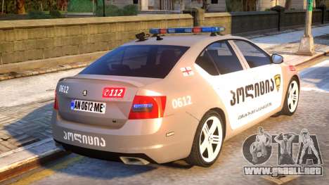 Skoda Octavia RS GEO POLICE para GTA 4