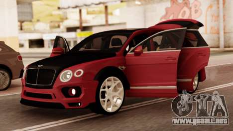 Bentley Bentayga para GTA San Andreas