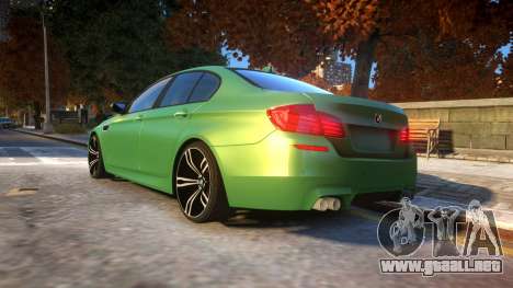BMW M5-series F10 Azerbaijan style para GTA 4