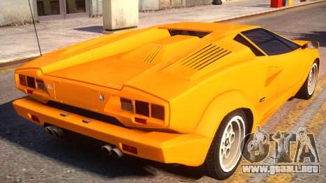 1989 Lamborghini Countach 25th Anniversary v1.1 para GTA 4