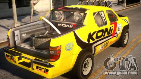 Honda Ridgeline Koni para GTA 4