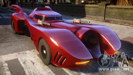 1992 Batmobile Movie Car Mod para GTA 4