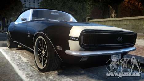 Chevrolet Camaro Mk.I 1968 Wheel EPM v1.0 para GTA 4