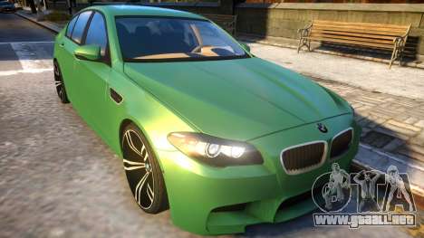 BMW M5-series F10 Azerbaijan style para GTA 4