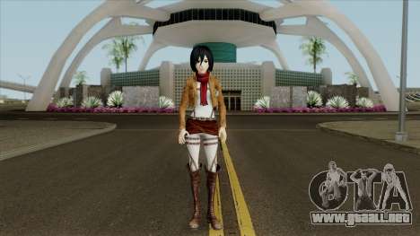 Mikasa Ackerman (Shingeki No Kyojin) para GTA San Andreas