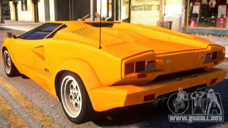 1989 Lamborghini Countach 25th Anniversary v1.1 para GTA 4